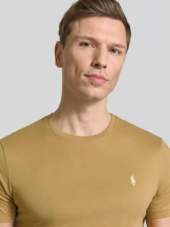 Polo Ralph Lauren Bruin Slim Fit Katoenen T-shirt Brown Heren - Foto 2