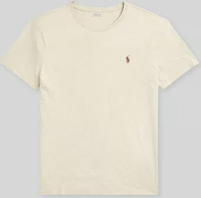Polo Ralph Lauren SSCNCLSM1-SHORT SLEEVE-T-SHIRT f24 white denim bear Men T-Shirts & Polo's beige Maat L Kleding - Foto 5