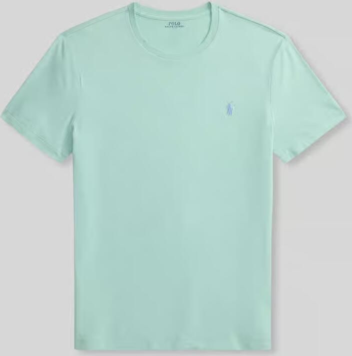 Polo Ralph Lauren T-shirt Korte Mouw Custom Slim Fit T-Shirt Pale Green - Foto 2