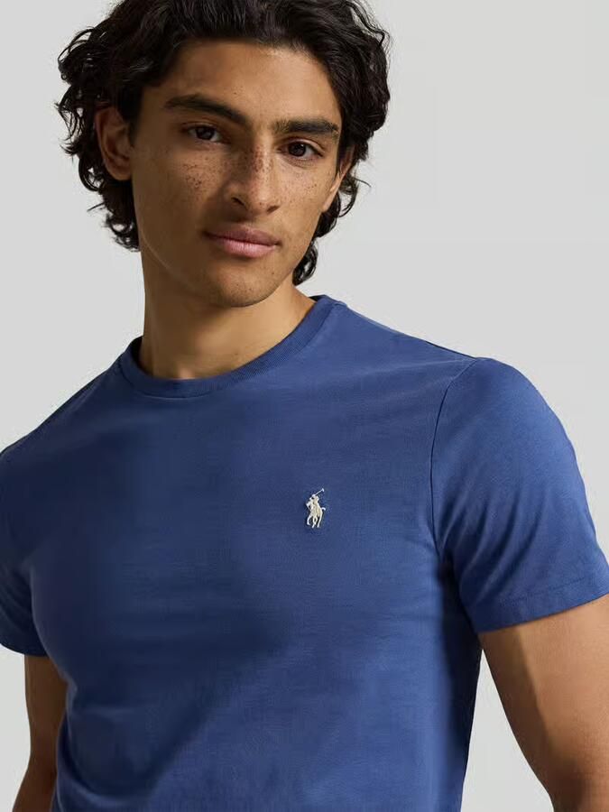 Polo Ralph Lauren Custom slim fit T-shirt met labelstitching - Foto 4