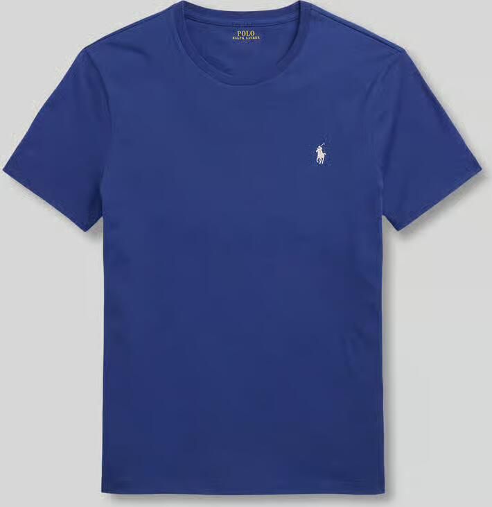 Polo Ralph Lauren Custom slim fit T-shirt met labelstitching - Foto 5