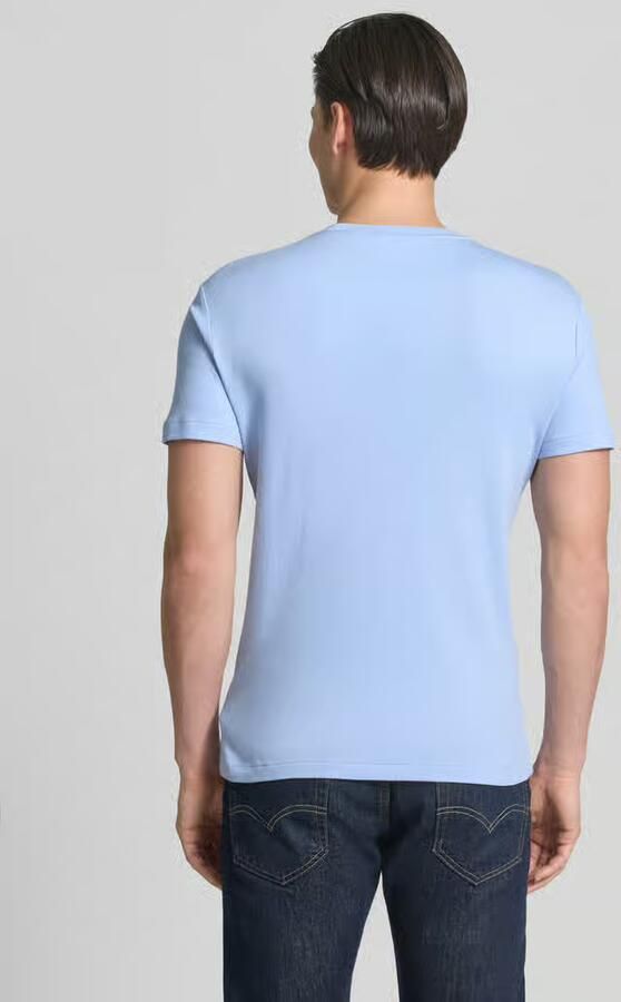 Polo Ralph Lauren Lichtblauw Custom Slim Fit T-shirt Blue Heren - Foto 7
