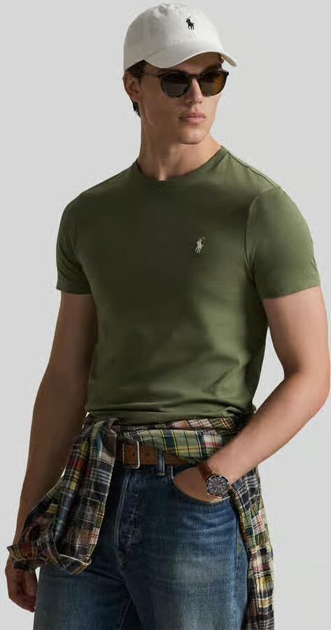 Polo Ralph Lauren T-shirt Korte Mouw T-SHIRT AJUSTE EN COTON - Foto 4
