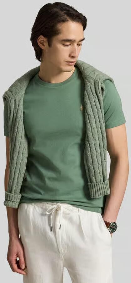 Polo Ralph Lauren T-shirt Korte Mouw T-SHIRT AJUSTE EN COTON - Foto 2