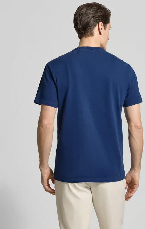 Polo Ralph Lauren Custom slim fit T-shirt van puur katoen met labelstitching - Foto 5