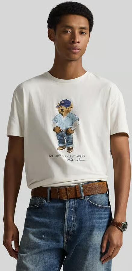 Polo Ralph Lauren regular fit T-shirt van puur katoen met polo bear-print - Foto 3