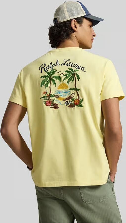 Polo Ralph Lauren regular fit T-shirt van puur katoen met print aan de achterkant - Foto 2