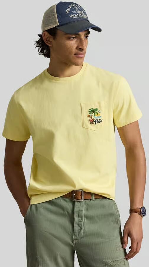 Polo Ralph Lauren regular fit T-shirt van puur katoen met print aan de achterkant - Foto 3
