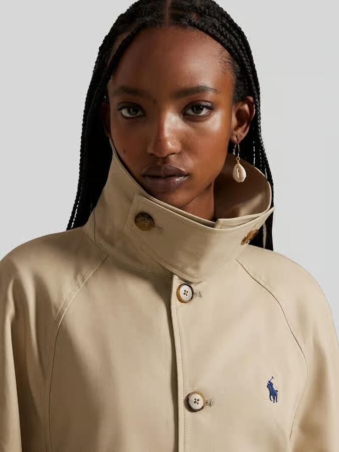 Polo Ralph Lauren Regular Fit trenchcoat van puur katoen