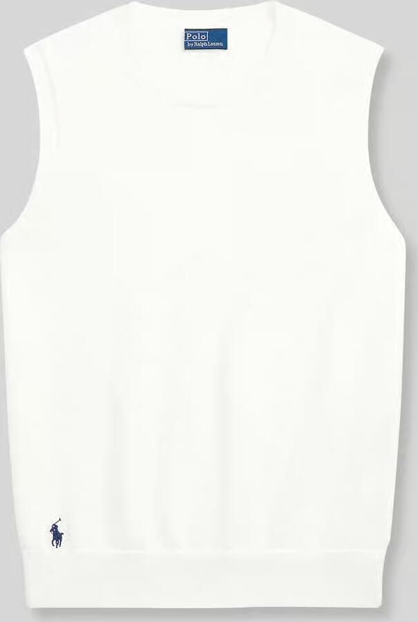 Polo Ralph Lauren Spencer met logostitching en ronde hals