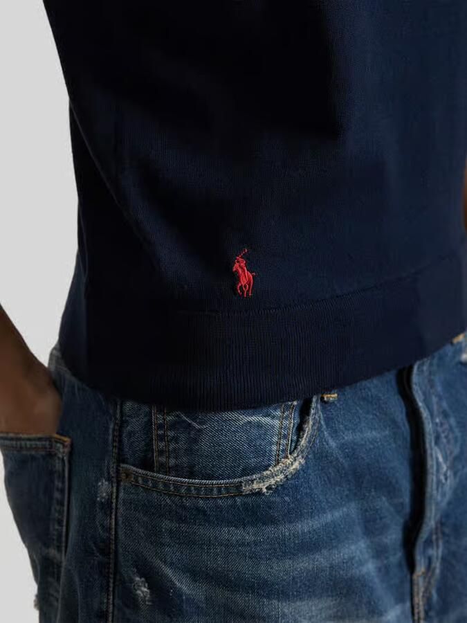 Polo Ralph Lauren Regular fit tricottop van katoenmix - Foto 2