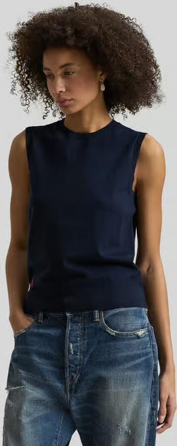 Polo Ralph Lauren Regular fit tricottop van katoenmix - Foto 4
