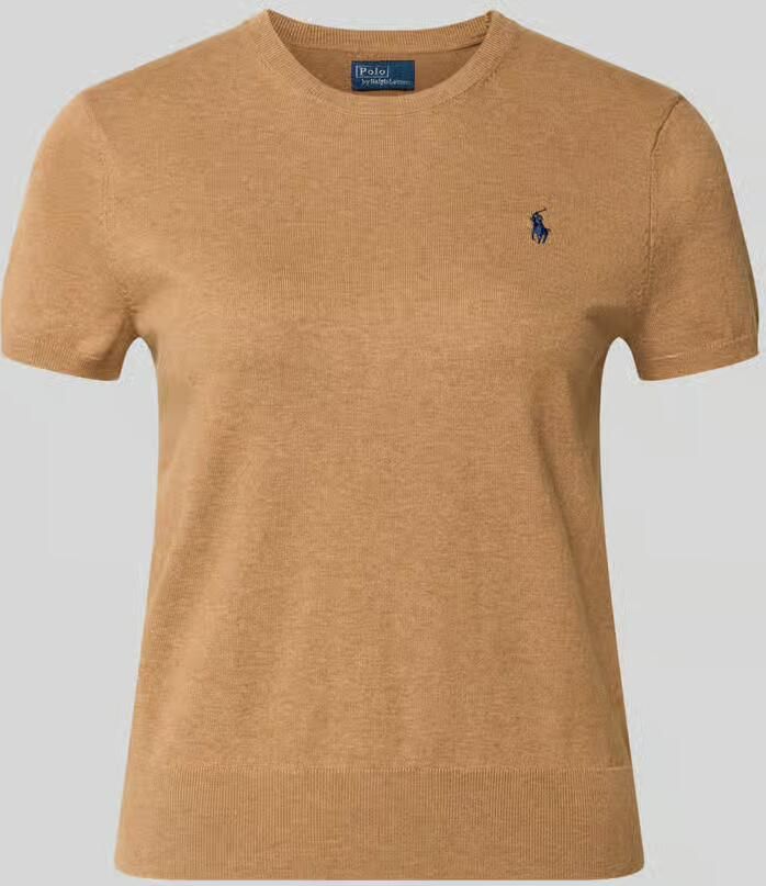 Polo Ralph Lauren Regular Fit trui met korte mouwen van katoenmengsel
