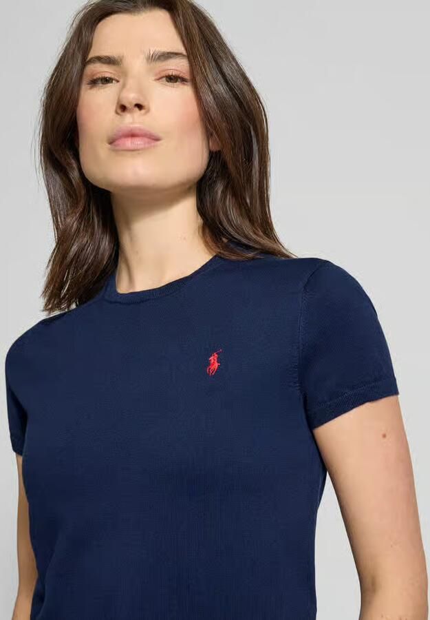 Polo Ralph Lauren Regular Fit trui met korte mouwen van katoenmengsel - Foto 2
