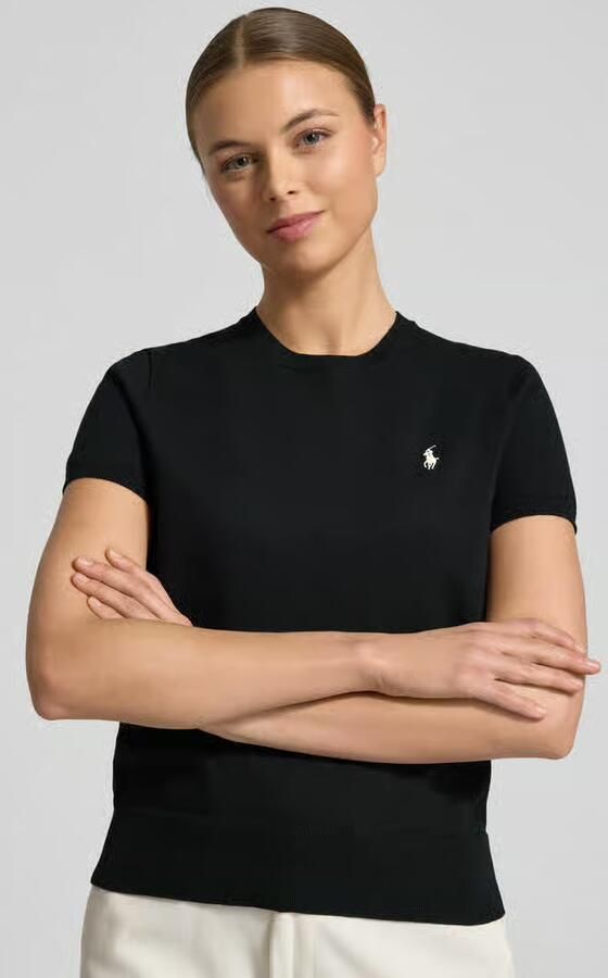 Polo Ralph Lauren Regular Fit trui met korte mouwen van katoenmengsel - Foto 2