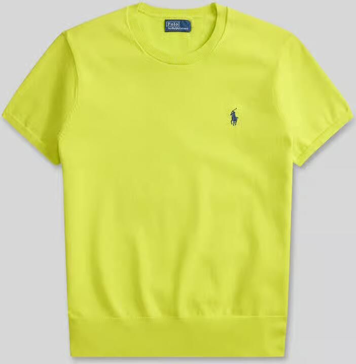 Polo Ralph Lauren Regular Fit trui met korte mouwen van katoenmengsel