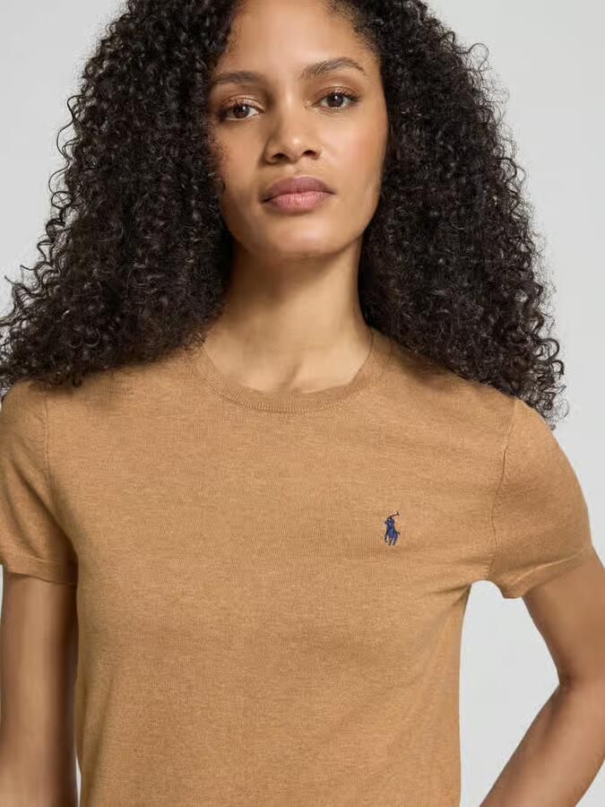Polo Ralph Lauren Regular Fit trui met korte mouwen van katoenmengsel - Foto 2
