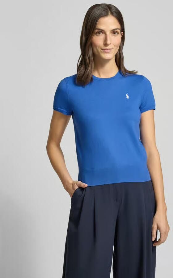 Polo Ralph Lauren Regular Fit trui met korte mouwen van katoenmengsel - Foto 2