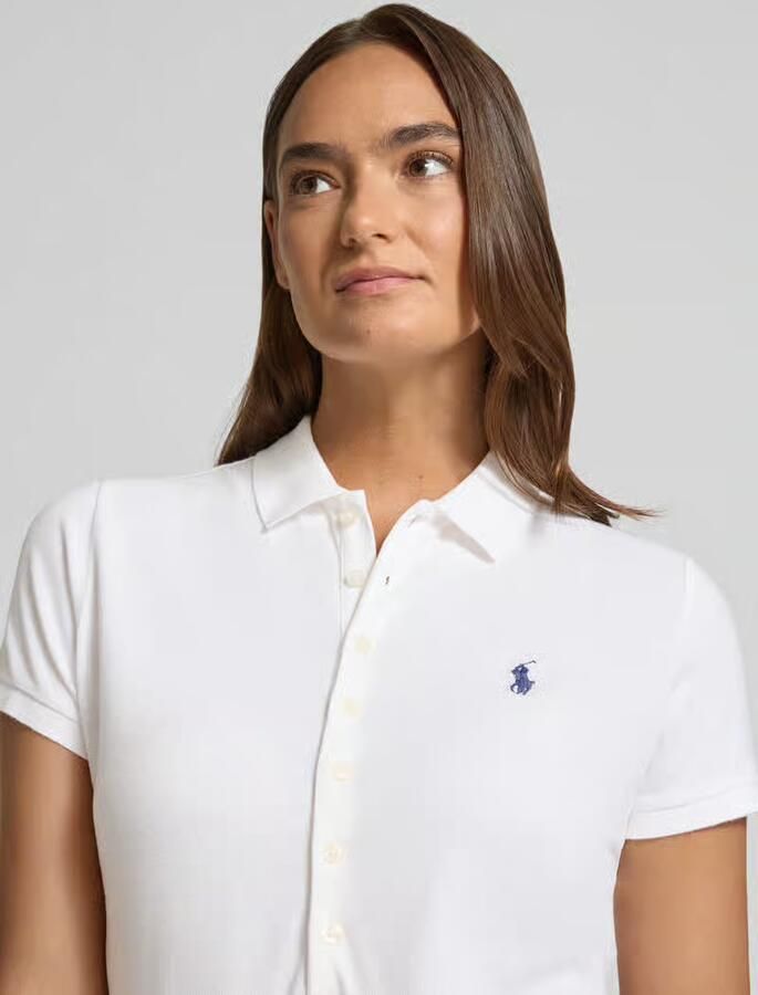 Polo Ralph Lauren regular fit vrijetijdsjurk van katoenmix