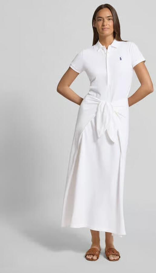 Polo Ralph Lauren regular fit vrijetijdsjurk van katoenmix - Foto 3