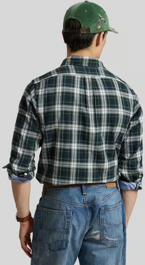 Polo Ralph Lauren Overhemd Lange Mouw CHEMISE COUPE DROITE EN OXFORD DOUBLE FACE - Foto 2