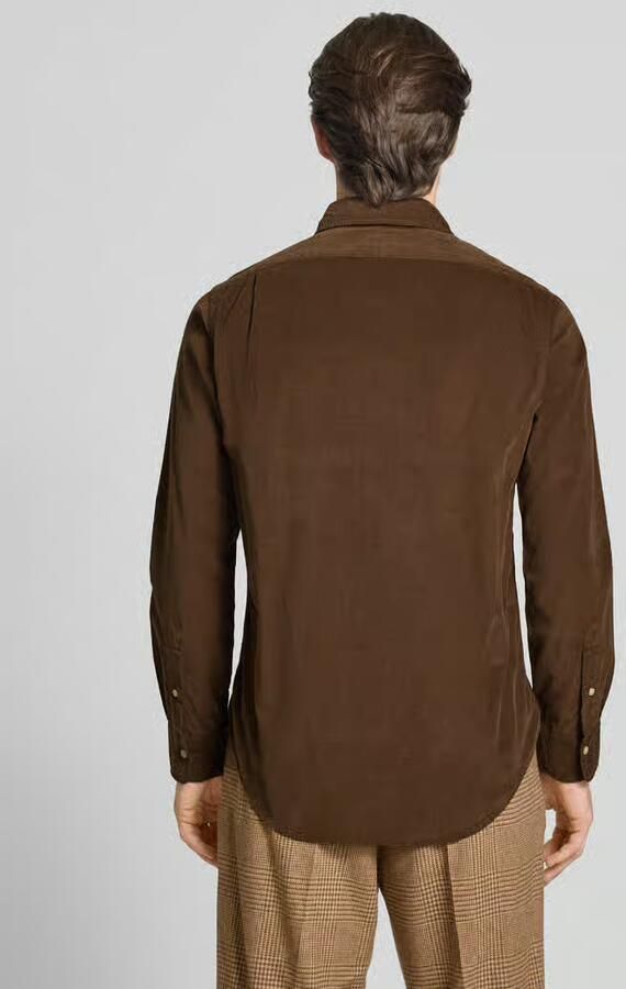 Polo Ralph Lauren Regular fit vrijetijdsoverhemd met logostitching model 'CORDUROY'