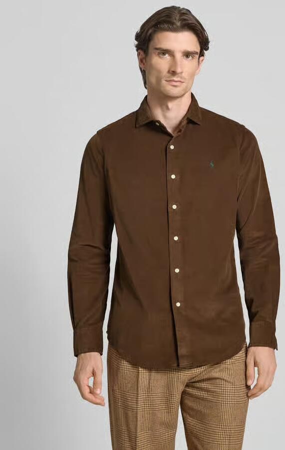 Polo Ralph Lauren Regular fit vrijetijdsoverhemd met logostitching model 'CORDUROY' - Foto 2