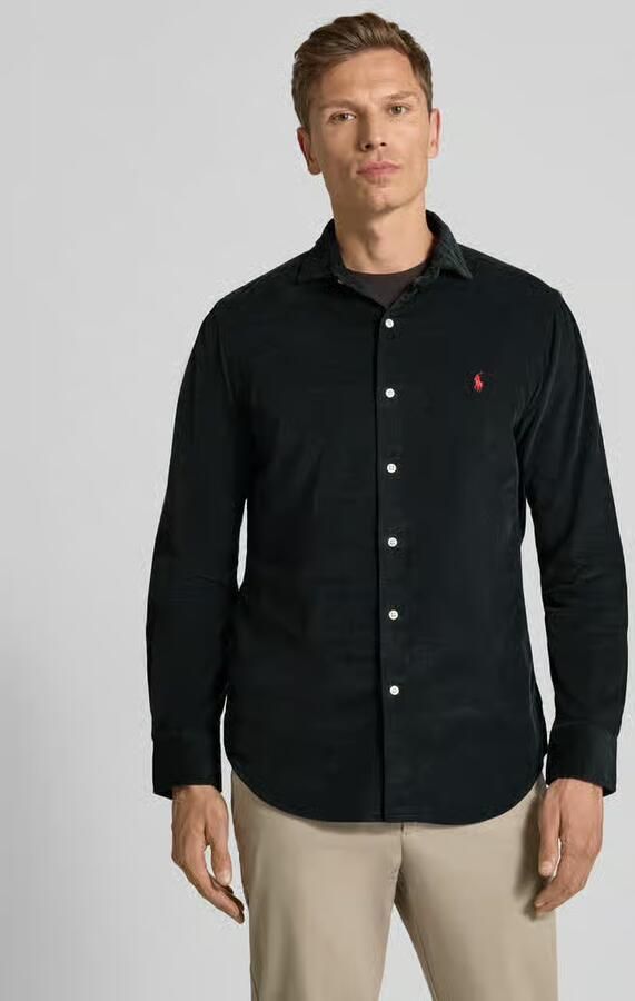 Polo Ralph Lauren Regular fit vrijetijdsoverhemd met logostitching model 'CORDUROY' - Foto 2