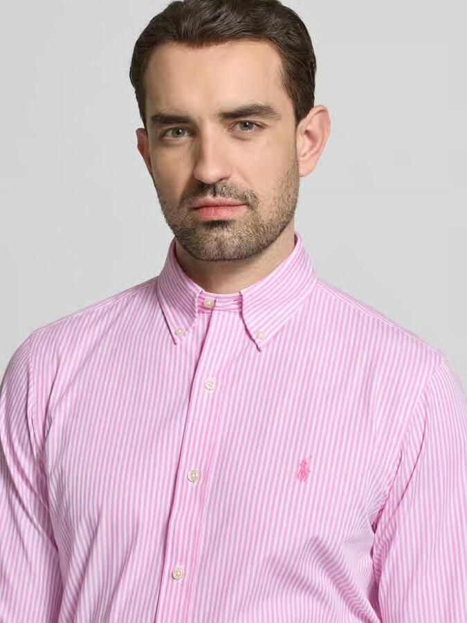 Polo Ralph Lauren regular fit vrijetijdsoverhemd van katoenmix