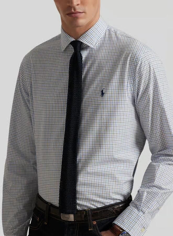 Polo Ralph Lauren regular fit vrijetijdsoverhemd van katoenmix