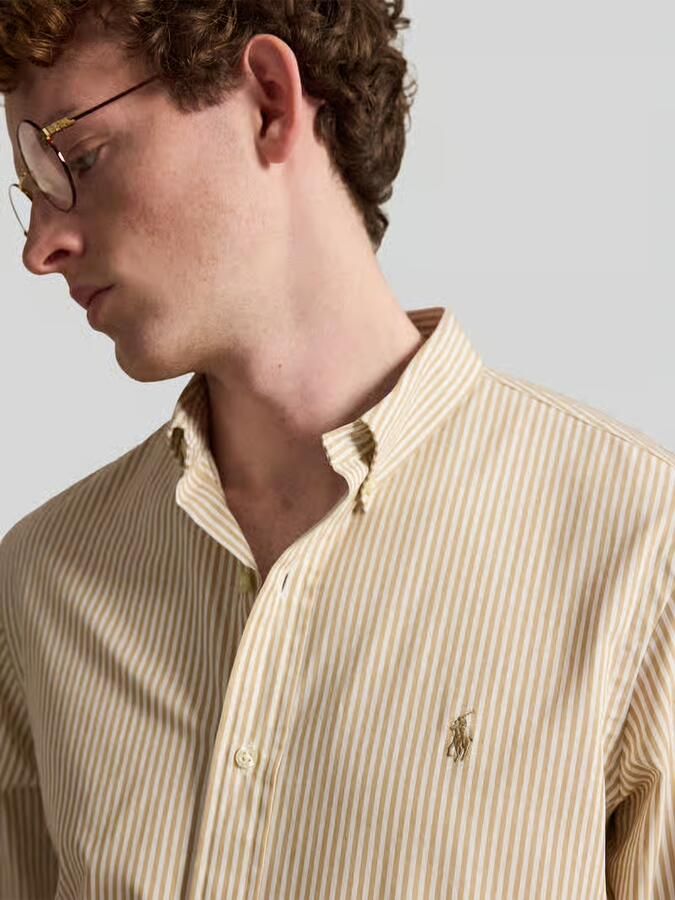 Polo Ralph Lauren regular fit vrijetijdsoverhemd van katoenmix