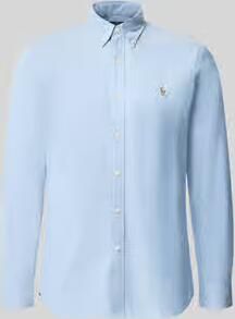 Polo Ralph Lauren regular fit vrijetijdsoverhemd van katoenmix