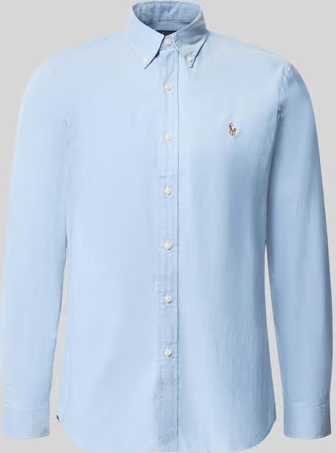 Polo Ralph Lauren regular fit vrijetijdsoverhemd van katoenmix