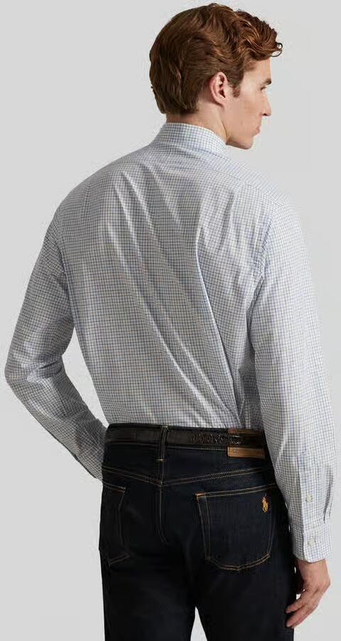 Polo Ralph Lauren regular fit vrijetijdsoverhemd van katoenmix