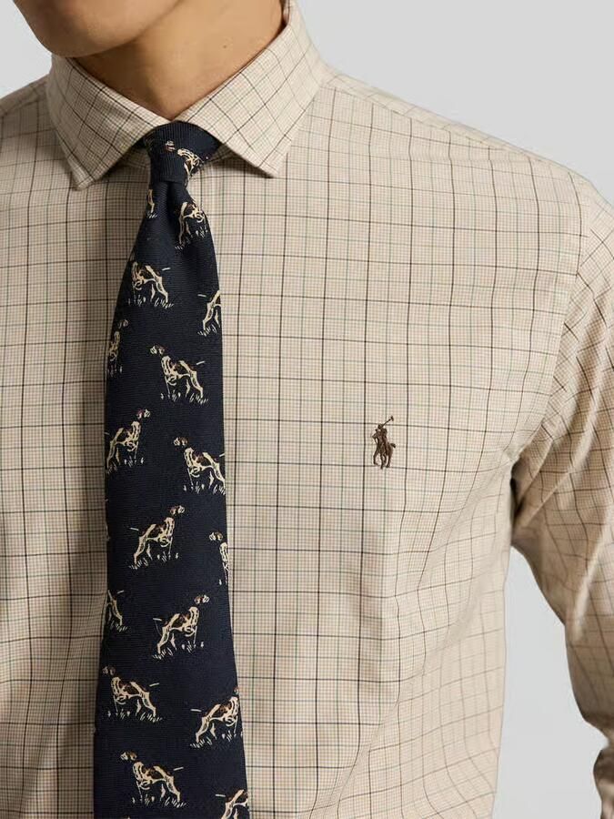 Polo Ralph Lauren regular fit vrijetijdsoverhemd van katoenmix met gestikt logo