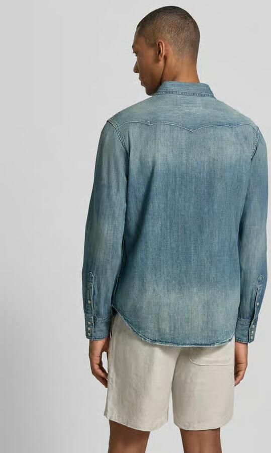 Polo Ralph Lauren regular fit vrijetijdsoverhemd van pure katoen model 'DENIM WESTERN SHIRT' - Foto 7