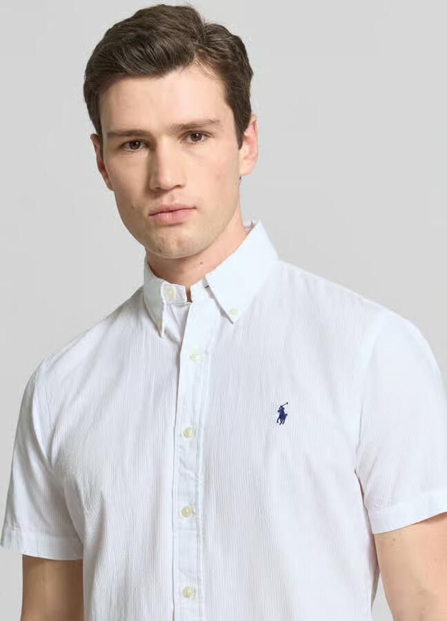 Polo Ralph Lauren Overhemd Korte Mouw CHEMISE AJUSTEE EN POLO FEATHERWEIGHT - Foto 5