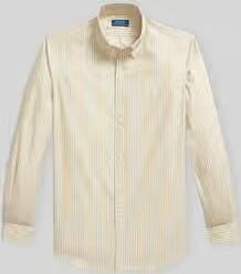 Polo Ralph Lauren Overhemd Lange Mouw CHEMISE AJUSTEE CUSTOM FIT EN POPELINE RAYEE - Foto 2
