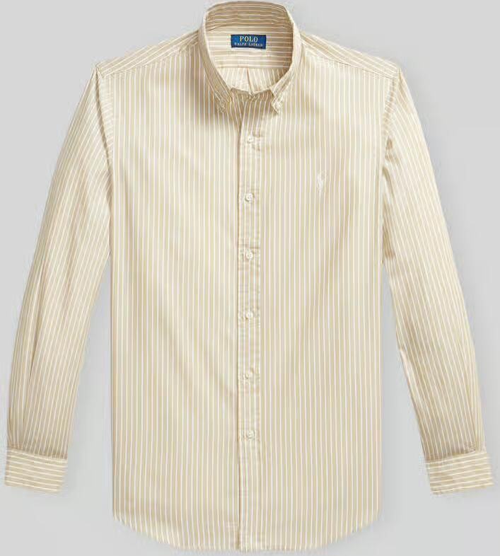 Polo Ralph Lauren Overhemd Lange Mouw CHEMISE AJUSTEE CUSTOM FIT EN POPELINE RAYEE - Foto 2