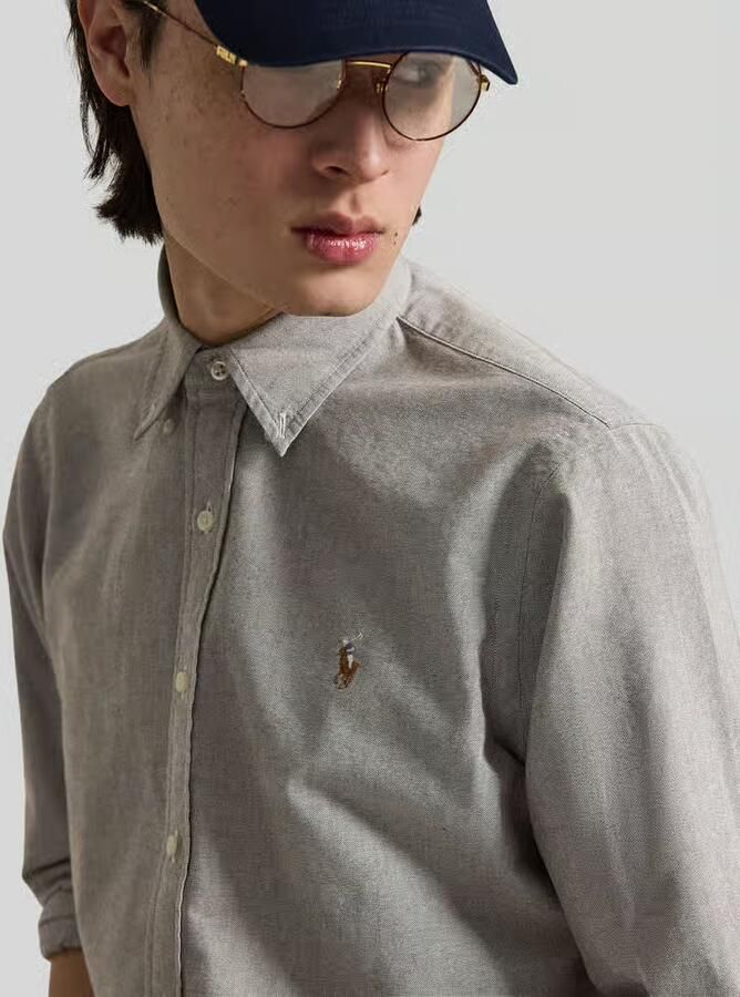 Polo Ralph Lauren Overhemd Lange Mouw CHEMISE COUPE DROITE EN OXFORD