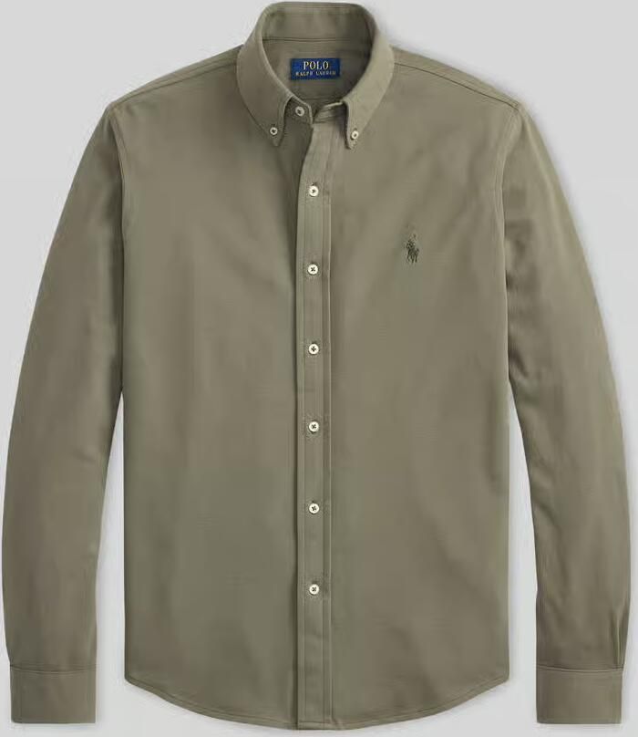 Polo Ralph Lauren Overhemd Lange Mouw CHEMISE AJUSTEE COL BOUTONNE EN POLO FEATHERWEIGHT - Foto 2
