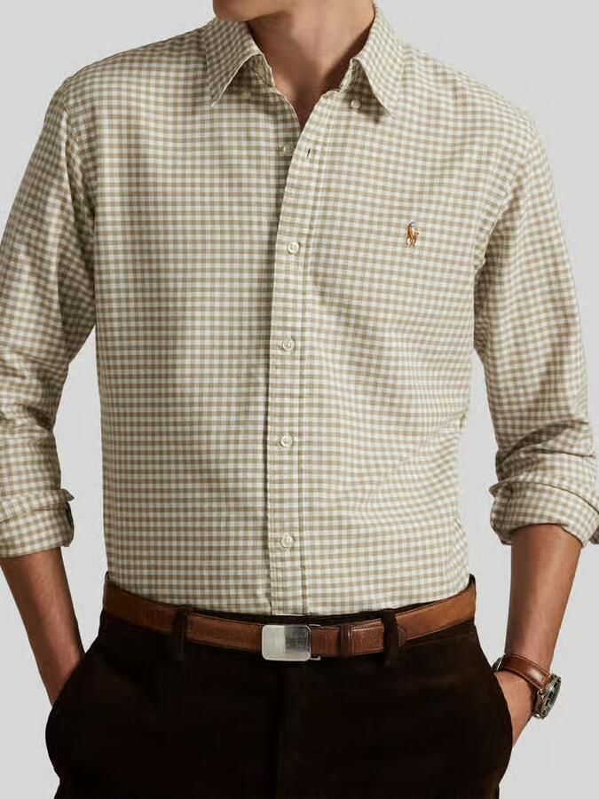 Polo Ralph Lauren Regular fit vrijetijdsoverhemd met logostitching model 'Cub'