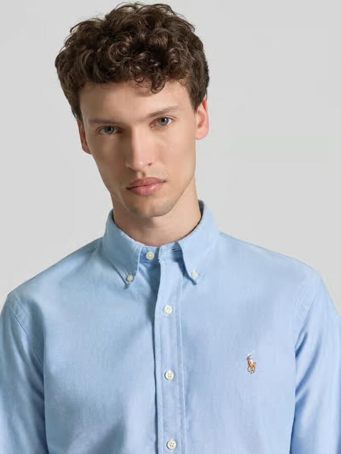 Ralph Lauren Custom Fit Oxford Overhemd Upgrade je Casual Garderobe Blauw Heren - Foto 12