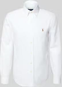 Polo Ralph Lauren Overhemd Lange Mouw CHEMISE AJUSTEE EN OXFORD COL BOUTONNE LOGO PONY PLAYER MULTICO - Foto 16