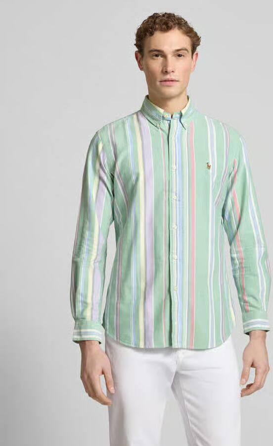 Polo Ralph Lauren Overhemd Lange Mouw CHEMISE COUPE DROITE EN OXFORD - Foto 4