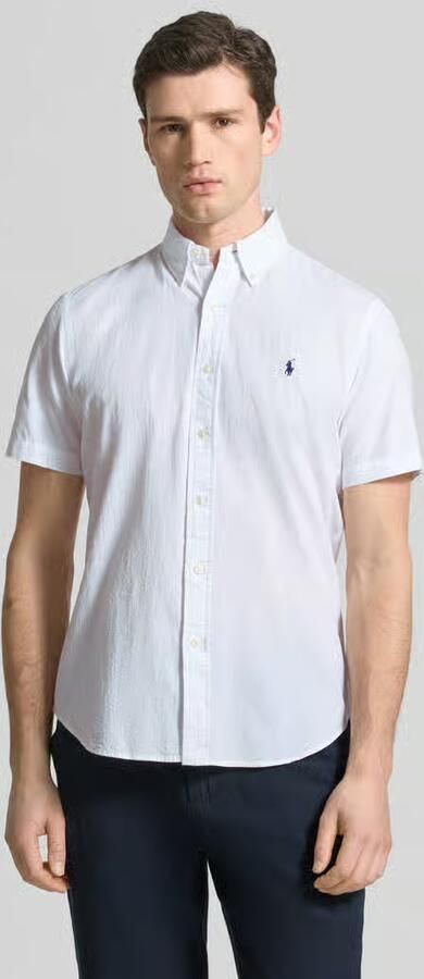 Polo Ralph Lauren Overhemd Korte Mouw CHEMISE AJUSTEE EN POLO FEATHERWEIGHT - Foto 7