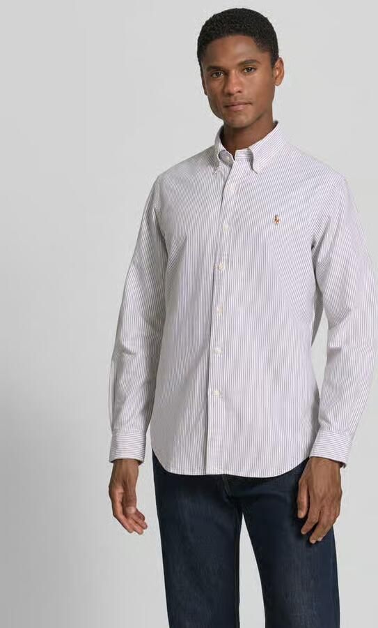 Polo Ralph Lauren Super slim fit vrijetijdsoverhemd van puur katoen - Foto 4