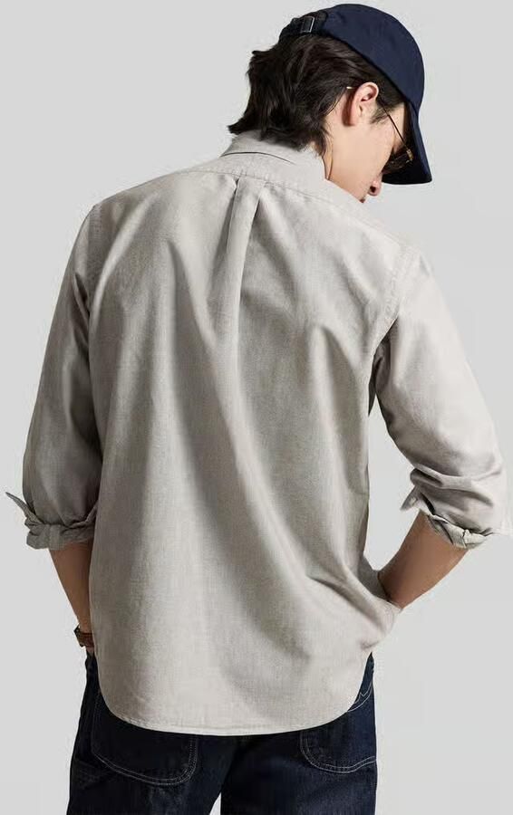 Polo Ralph Lauren Overhemd Lange Mouw CHEMISE COUPE DROITE EN OXFORD - Foto 3