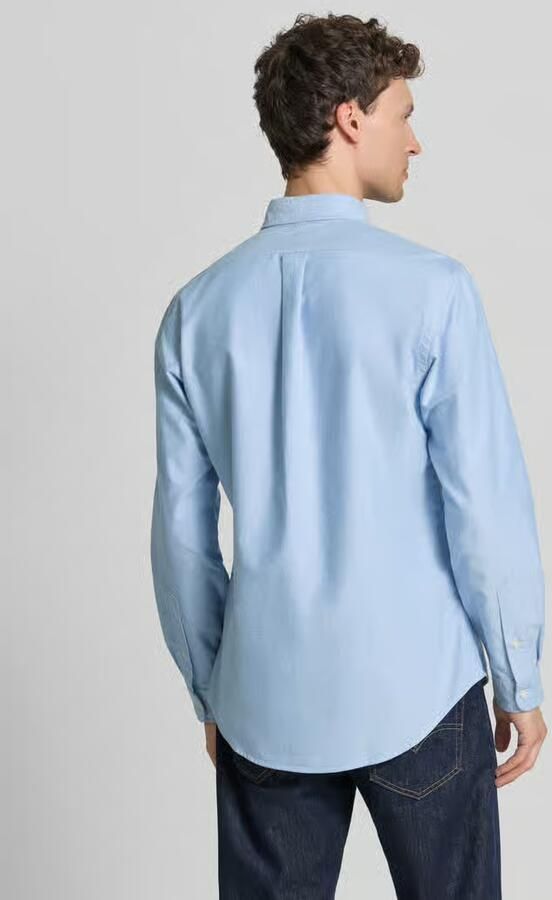 Ralph Lauren Custom Fit Oxford Overhemd Upgrade je Casual Garderobe Blauw Heren - Foto 15