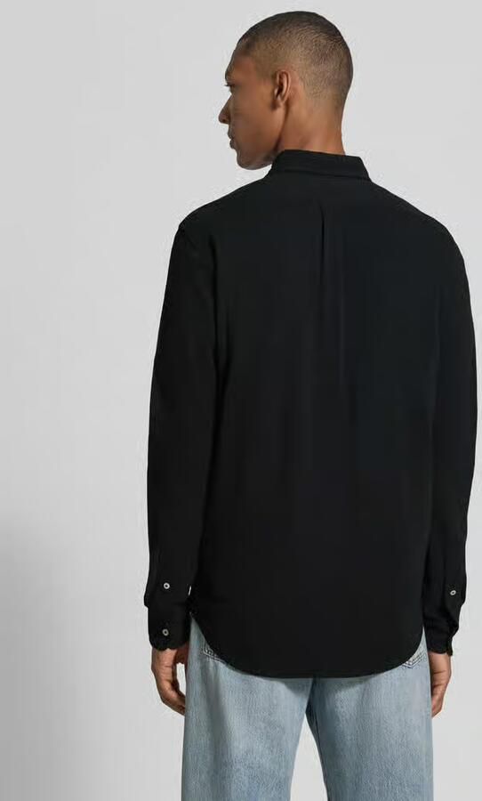 Polo Ralph Lauren Overhemd Lange Mouw CHEMISE AJUSTEE COL BOUTONNE EN POLO FEATHERWEIGHT - Foto 4